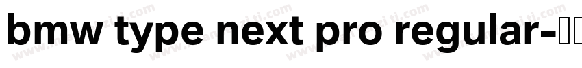bmw type next pro regular字体转换